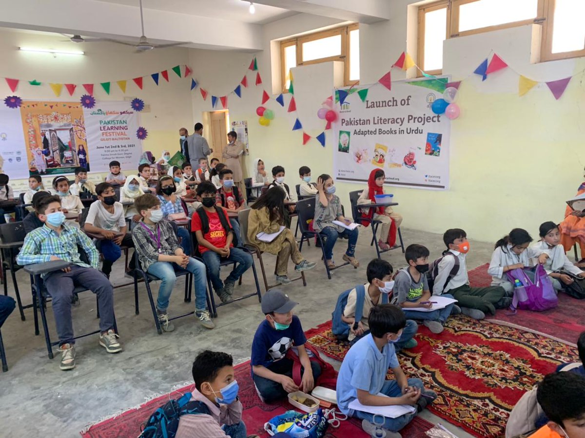 plf_pk's tweet photo. #PakistanLiteracyProject Book Launch @RoomtoRead Adapted Books by Tayyab Khan of @itacecorg
Comments by
@SayeedNusser of @GoReadpk and Nasreen Iqbal of Rwp Grammar School
#PLFGilgit
Dates: 1-3 June 2021
Timing: 9am-4:30pm
Venue: Fatima Jinnah Govt Degree College for Women https://t.co/HFQzJrxuEe
