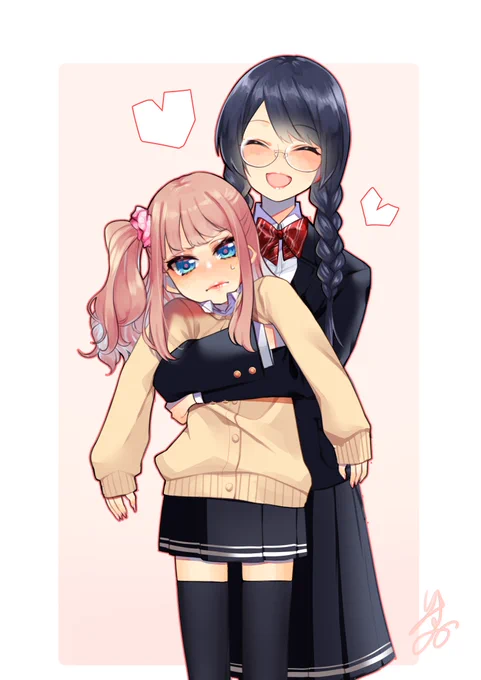身長差がある百合っぷる描きました☺️☺️

#Skeb 
