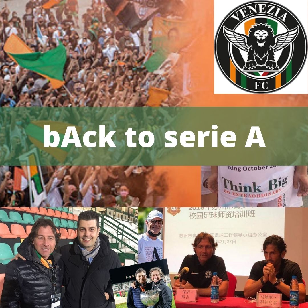 DanTor8s's tweet photo. Think Big, Do Extraordinary: this is the motto that we promoted overseas as International Project Department.
27 May 2021 the history was made in Venice: VFC  return in Serie A after 19 long years. 
#thinkbigdoextraordinary #leonidentro #serieA #Venezia #ArancioNeroVerde https://t.co/WoiUDDDtEV