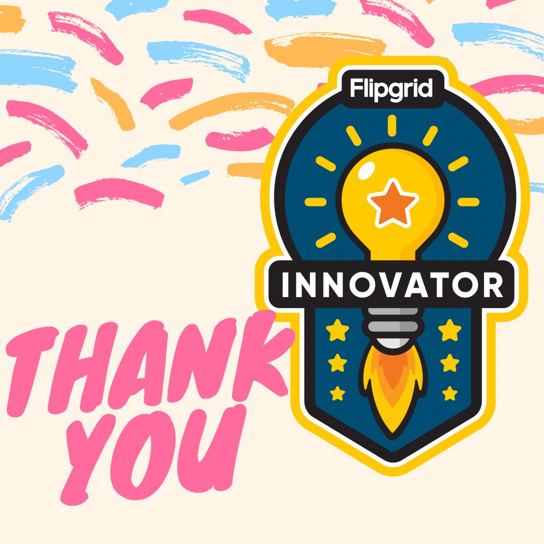 cecigomez_g's tweet photo. Thank you @Flipgrid for this bucket-filling recognition! And an even bigger thank you to the wonderful students who have shared their voices on this platform, &amp; to the teachers w whom I have co-created Grids, Groups &amp; Topics💚 #studentvoiceismagic #flipgridinnovator https://t.co/msPeuUeBBE