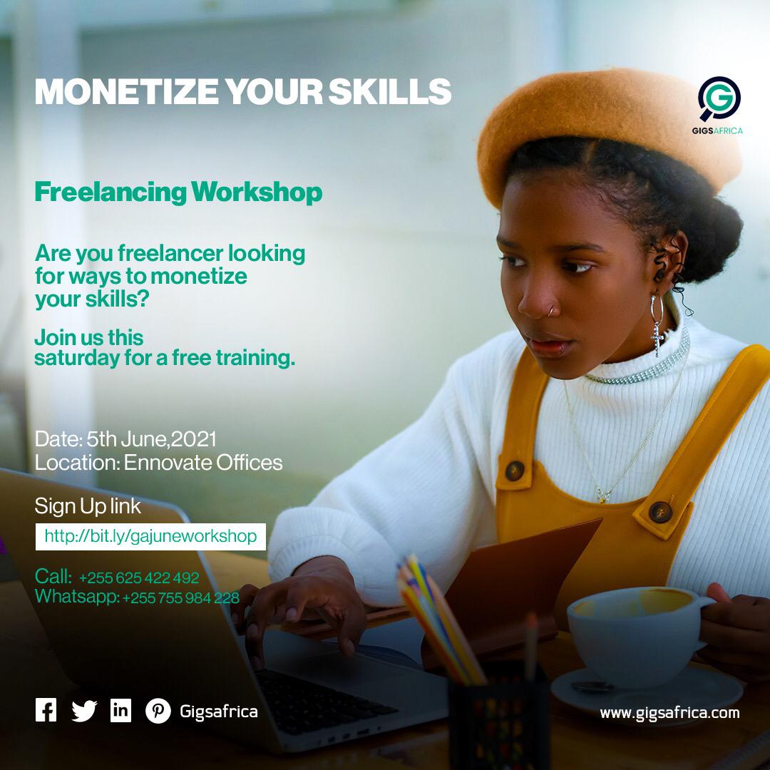 Jumamosi hii saa tatu asubuhi tukutane Ennovate office tujifunze kuhusu freelancing na kumonetize skills
Link ya kujisajili bit.ly/gajuneworkshop
#skillingTanzania
BINAFSI NITAKUWEPO , Karibu tujifunze pamoja