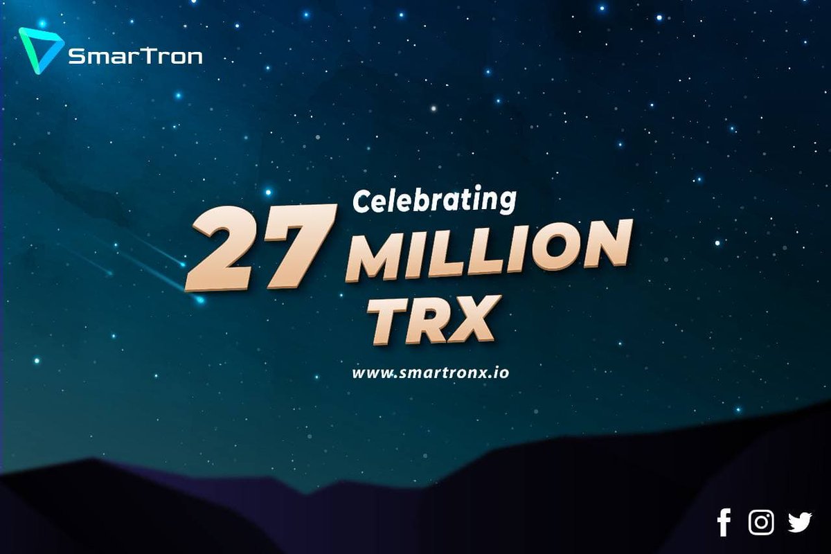 SmartronT's tweet image. Triple your Tron Trx with SmarTron