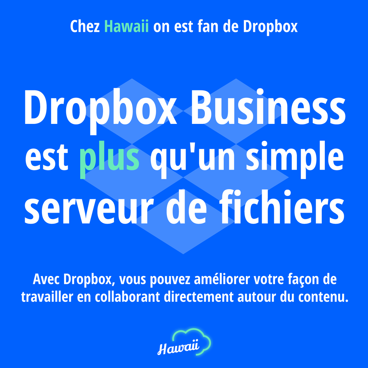 hawaii_fr's tweet photo. Dropbox est LA solution de stockage et de partage de fichiers !
@hawaii_fr en est partenaire, alors n'hésitez pas, faites appel à nous ! 😎
#Dropbox #Stockage #paris https://t.co/wrC0DCFGJf