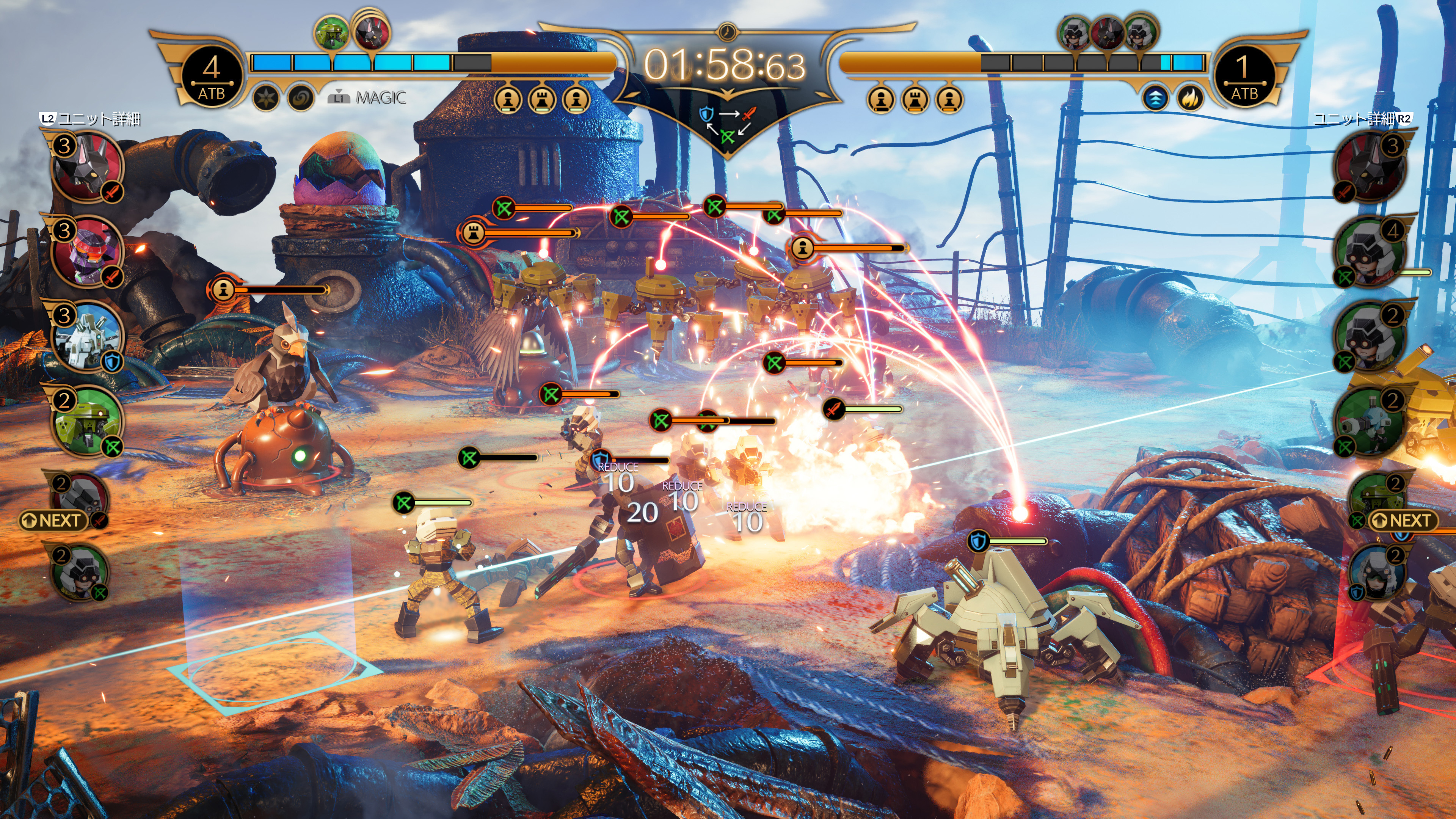 Ffvii Remake ミニゲーム Ff7r Intergrade 神羅兵や軍事用メカを駒として コンドルが守る拠点を攻める戦略ボードゲーム コンドルフォート Atbゲージを消費して ユニットを配置する 配置されたユニットは自動的に進軍し 敵軍のユニットと