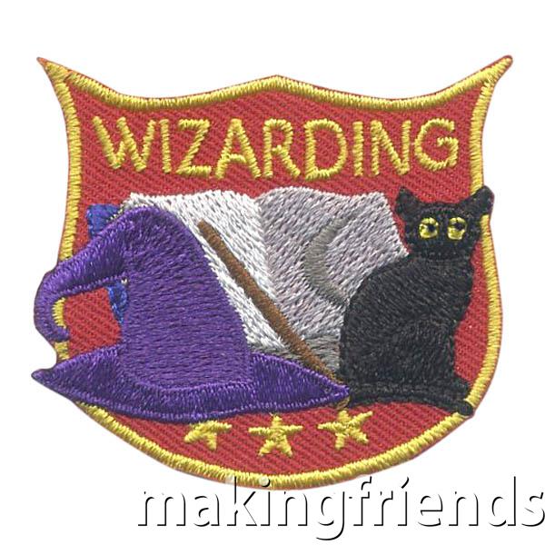 The world of wizarding is a fun place! $.69 each Free Shipping Available makingfriends.com/product/wizard…  #wizardingpatch #wizards #magic #makingfriends #scoutingfromhome #virtualscouting #scoutpatches #girlscouts