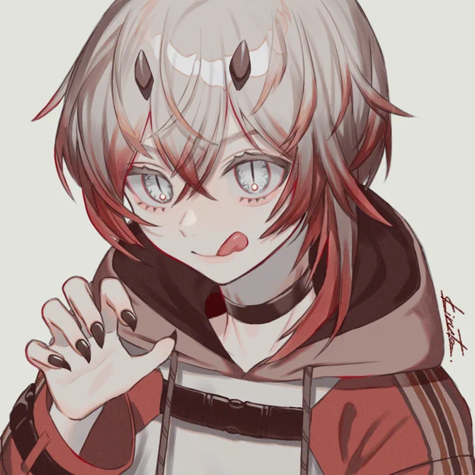 【commission 】
ガーゴイルゲッコーの擬人化ちゃん 