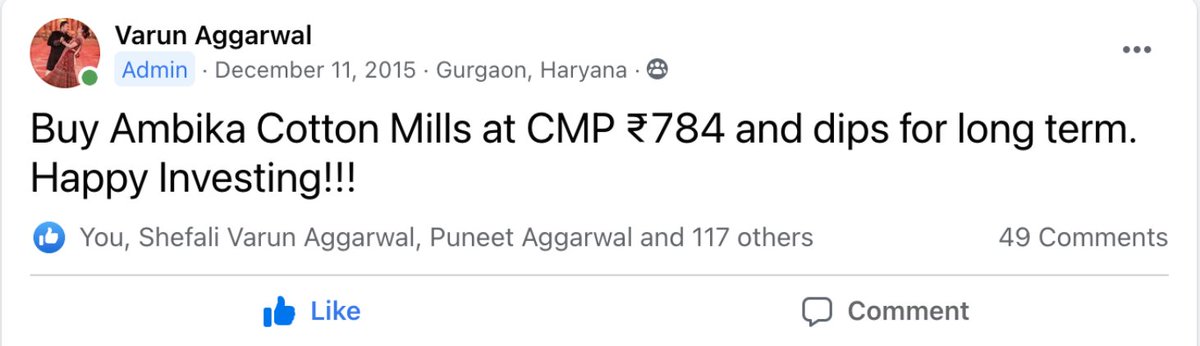 anaadiprofessor's tweet photo. #AMBIKACOTTON 784---->1200+++
#StockPicking #StockMarket #Investing #AMBIKA #Multibagger https://t.co/gSDFOet2tt