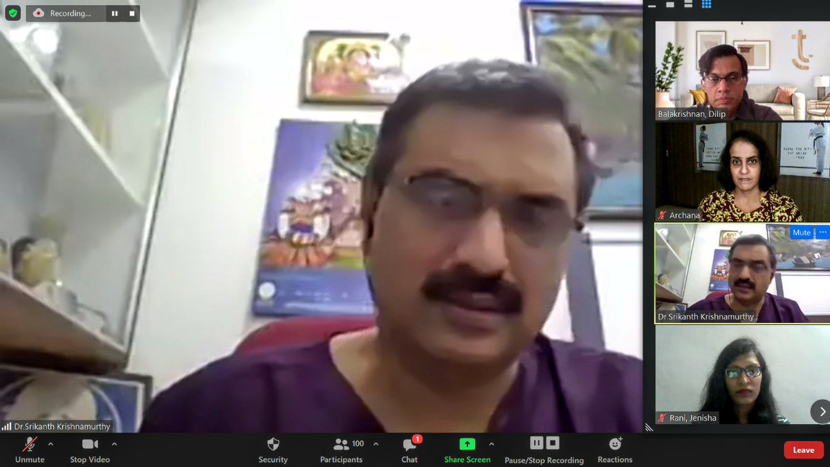 SerendebyteInc's tweet photo. Our sincere thanks to leading pulmonologist, Dr Srikanth Krishnamurthy, for his very insightful COVID awareness session to the Serendebyte India team.

#EmployeeWellness #COVIDAwareness https://t.co/8r764hunnA