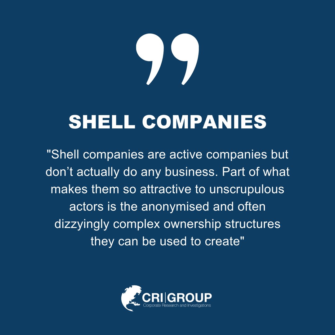 crigroup's tweet photo. #Fraud101 - What is a Shell Companies?
#ShellCompany #CRIGroup
#MoneyLaundering https://t.co/wMAVhklNBe