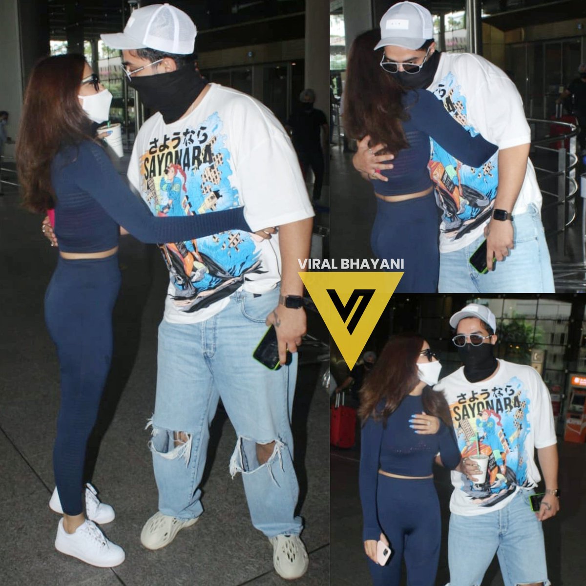 viralbhayani77's tweet photo. #alygoni arrived back to mumbai as #jasminbhasin came to receive him at Mumbai Airport 📸✈️❤️🤗 @AlyGoni @jasminbhasin @viralbhayani77 https://t.co/p8eVJzOH6z