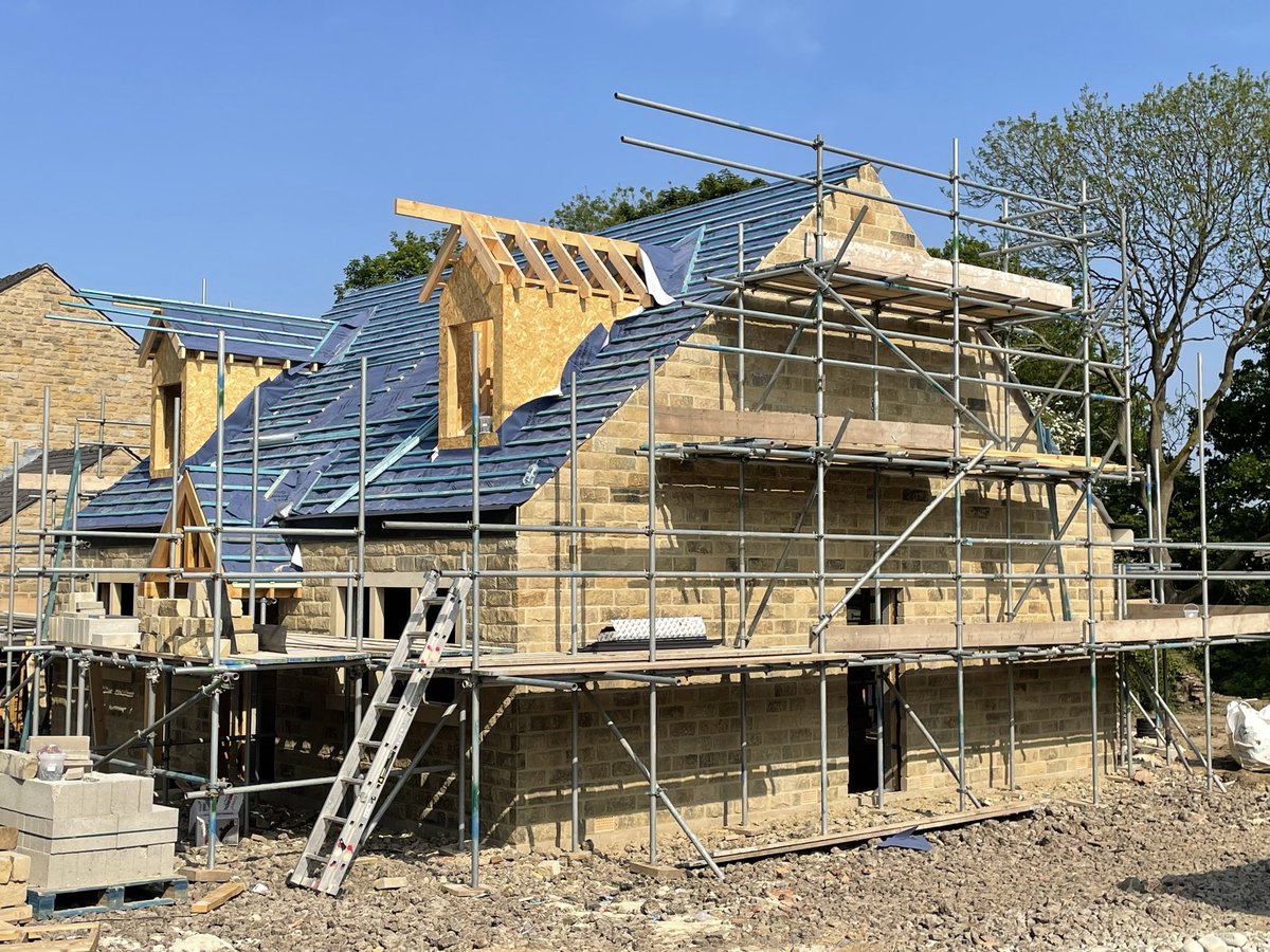 Some stunning shots of this new dwelling progressing in Liversedge.
