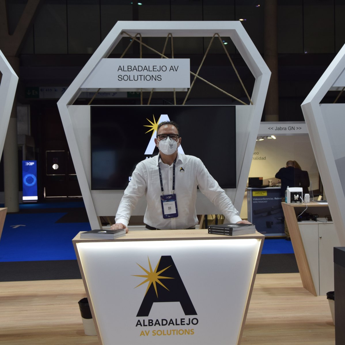 Listos para empezar nuestra segunda jornada en ISE 2021 Barcelona.
Ready to start our second day at ISE 2021 Barcelona.
#events #avsolutions #eventos #audiovisuales #eventsservices #albadalejo #barcelona #barcelona_ca  <a href="/ISE_Show/">ISE</a> <a href="/AVIXA/">AVIXA</a>