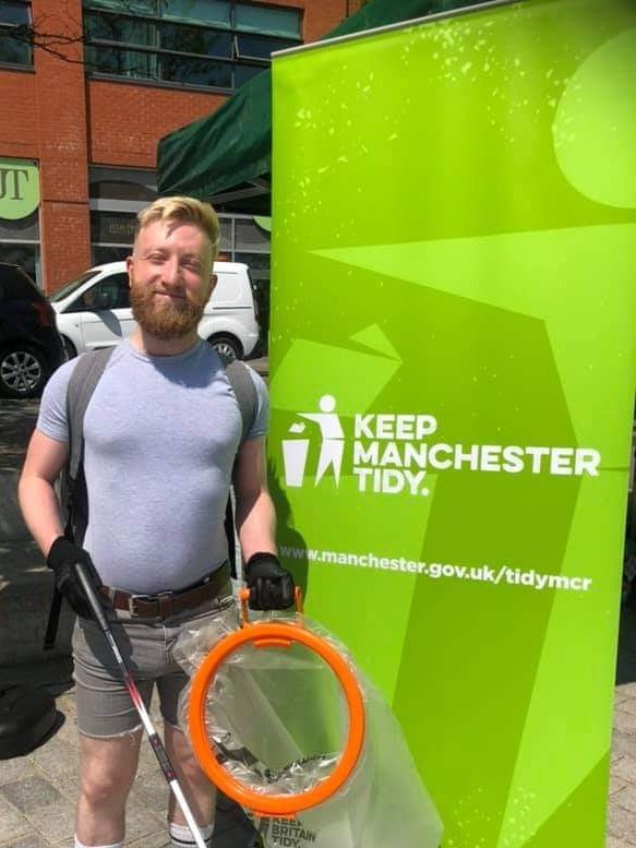 Great to get down to the Keep Manchester Tidy tent in Ancoats for a lunchtime litterpick yesterday! #KeepManchesterTidy #KeepBritainTidy