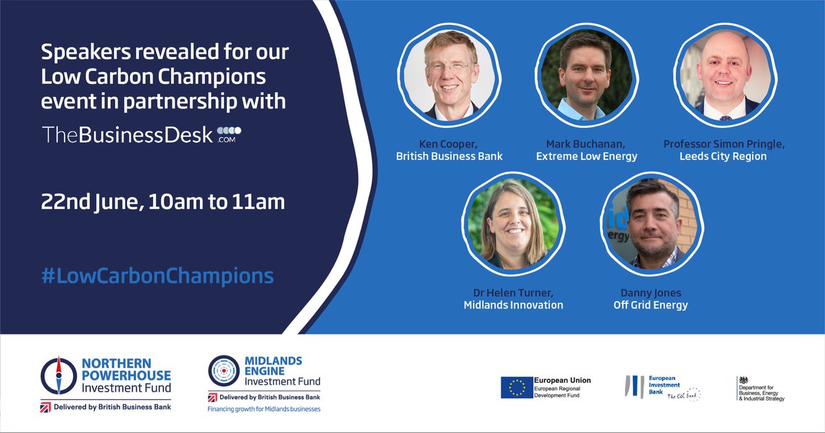 📢 EVENT ANNOUNCEMENT 📢

Hosted in partnership between NPIF, <a href="/TheBusinessDesk/">TheBusinessDesk</a> and <a href="/MidsEngInv/">MEIFBBB</a> - join an expert panel as they discuss impact of the green revolution on regional business

📆 22nd June, 10am
🎟 FREE
📲 lnkd.in/euNt3vq