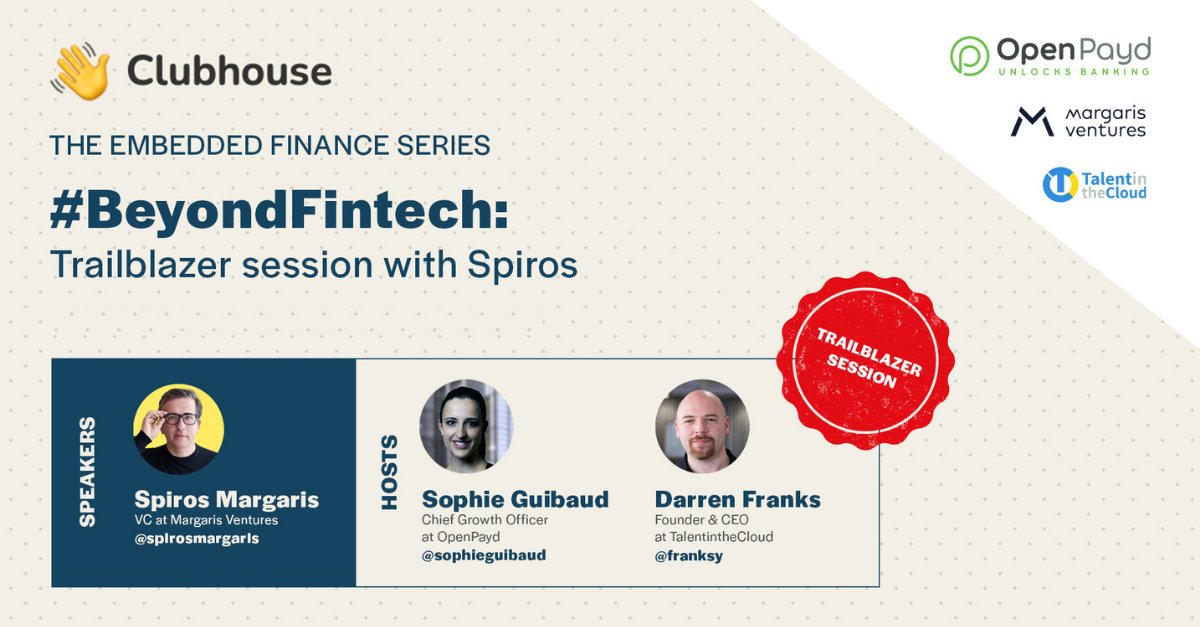 SophieGuibaud's tweet photo. Recently, @SpirosMargaris joined the Beyond Fintech stage on @FintechPaymnts to discuss his latest article on @Siftedeu "Are Fintech's best days behind it ?"
📧 Interested in getting these articles straight to your inbox? https://t.co/QecTcMN424
https://t.co/uTa9NAyImQ https://t.co/gvAiF4ZXLC