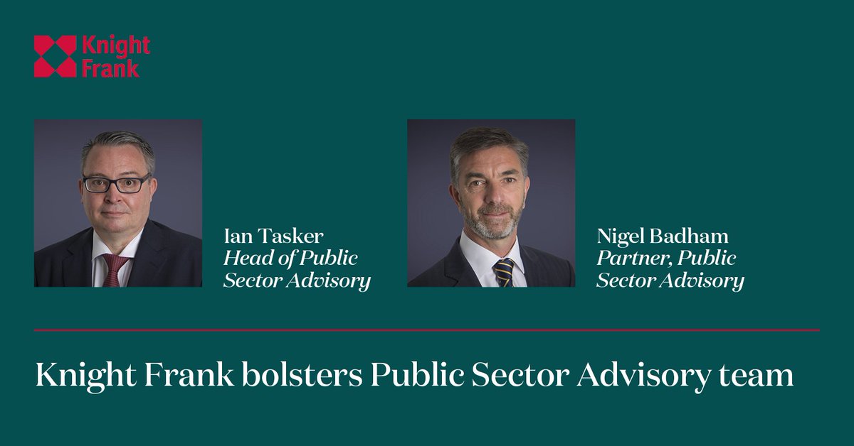 We're pleased to welcome Ian Tasker and Nigel Badham to our Public Sector Advisory team. The Public Sector Advisory (PSA) team provides a range of financial, strategic and property advisory services to our #publicsector clients.