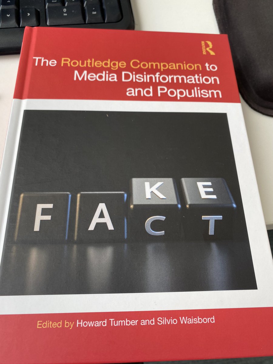 Stephen Cushion/stephencushion.bsky.social (@stephen_cushion) on Twitter photo Just received Howard Tumber’s and <a href="/silviowaisbord/">silviowaisbord</a> new edited book on Media Disinformation and Populism. Thankyou for the opportunity to contribute two chapters on alternative media and journalistic responses to misinformation with <a href="/Maria_Kyriakid/">Maria Kyriakidou</a> <a href="/Declan_JMN/">Declan McDowell-Naylor - account on hiatus</a> and <a href="/rich_thomas99/">Richard Thomas</a> Just received Howard Tumber’s and <a href="/silviowaisbord/">silviowaisbord</a> new edited book on Media Disinformation and Populism. Thankyou for the opportunity to contribute two chapters on alternative media and journalistic responses to misinformation with <a href="/Maria_Kyriakid/">Maria Kyriakidou</a> <a href="/Declan_JMN/">Declan McDowell-Naylor - account on hiatus</a> and <a href="/rich_thomas99/">Richard Thomas</a>