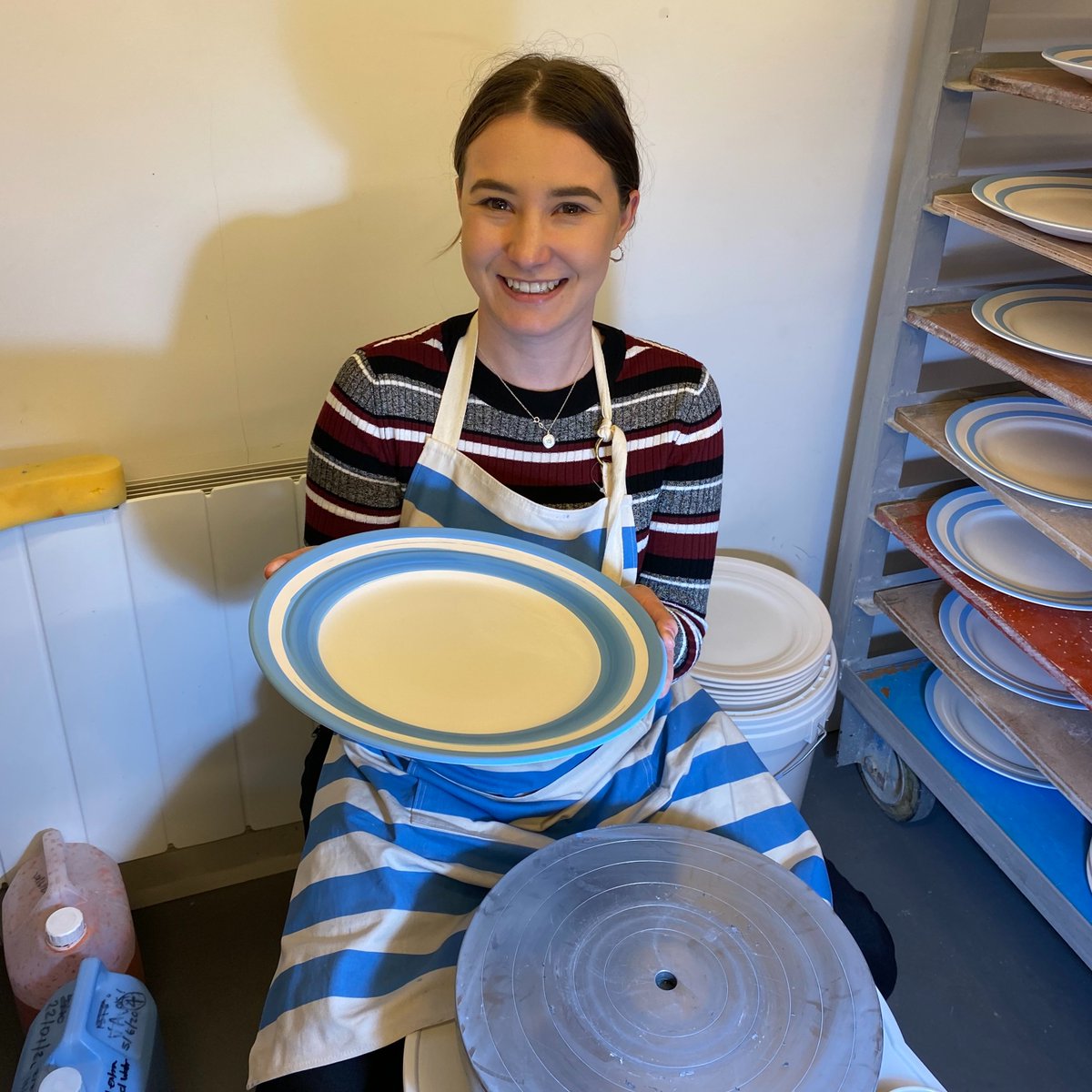 We got the full <a href="/cornishware/">Cornishware</a> experience last week thanks to the incredible <a href="/KarinaRickards/">cornishware_artist</a>! 

It was great to see, first hand, the love and care that goes into each individual piece, handpainted by the talented team in the South West.