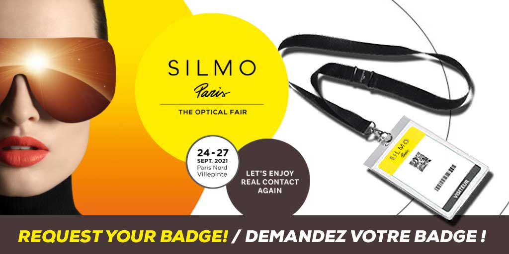 silmoparis's tweet photo. [#SILMOParis | Ouverture pré-enregistrement]

🟡 Vous pouvez dès à présent demander votre badge pour la prochaine édition du @silmoparis, du 24 au 27 septembre 2021 à Paris-Nord Villepinte. 

Nous avons hâte de vous retrouver ! 💛

🎟️ Demande de badge : https://t.co/Vsnj7oltn7 https://t.co/F9wkJdnsM1