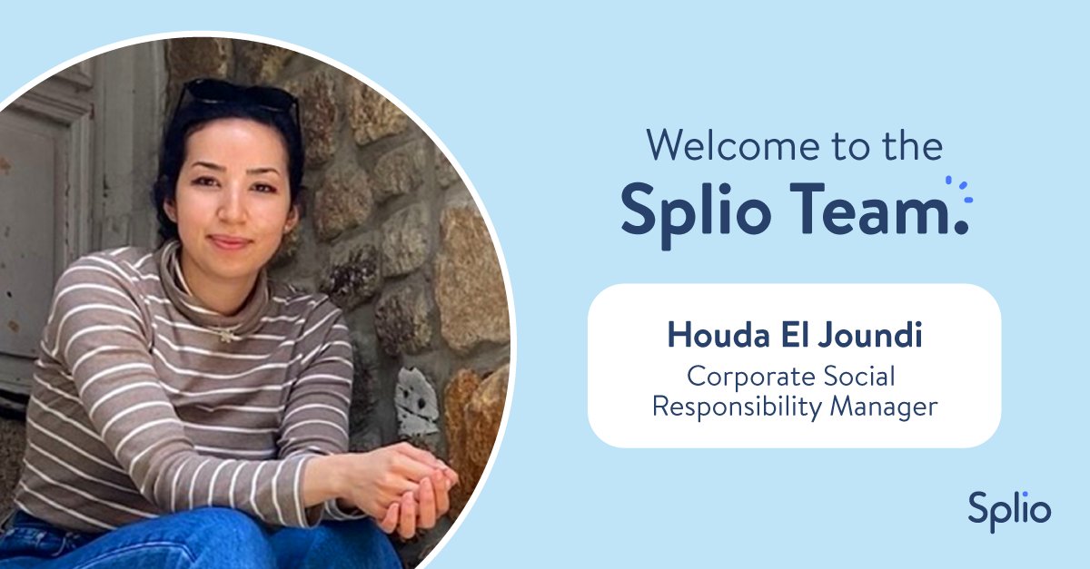 Splio's tweet photo. ๐ Say hi to Houda, our new Corporate Social Responsibility Manager!
โป๏ธ Based in Paris, she will be in charge of all CSR matters at Splio.
๐ Discover more job opportunities: https://t.co/VQMD6i5D3G
#InsideSplio #JobOffer #Newcomers #CSR https://t.co/CdYcbSMiNO