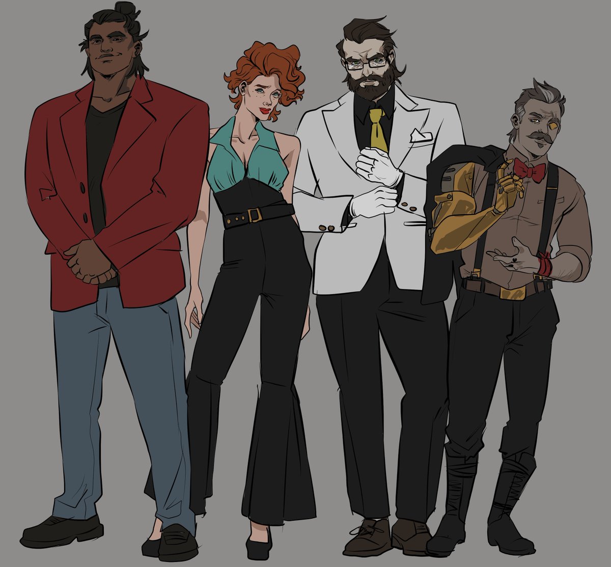 Formal Legends UPDATED ♥
#ApexLegends #ApexLegendsfanart #pathfinder #rampart #octane #lifeline #valkyrie #bloodhound #revenant #loba #bangalore #crypto #mirage #wraith #wattson #gibraltar #horizon #caustic #fuse