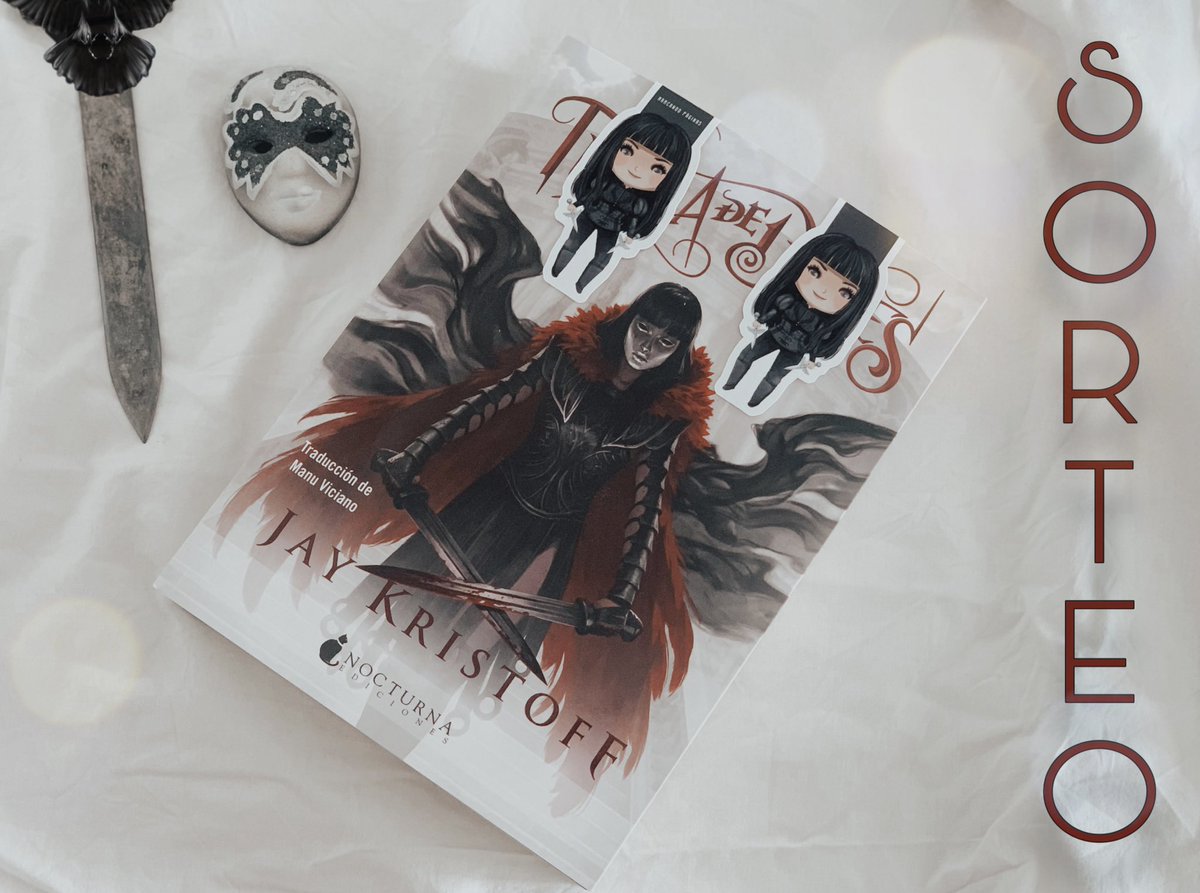 NocturnaEd's tweet photo. 📢¡SORTEO INTERNACIONAL!

Un ejemplar de #TumbaDeDioses (@misterkristoff) y un marcapáginas imantado exclusivo de @marcandopags. 🐈‍⬛

BASES: RT este tuit, sigue las siguientes cuentas: @marcandopags y @NocturnaEd. Hasta el 10/6. ¡SUERTE! ✨ https://t.co/73LXN1ZllE