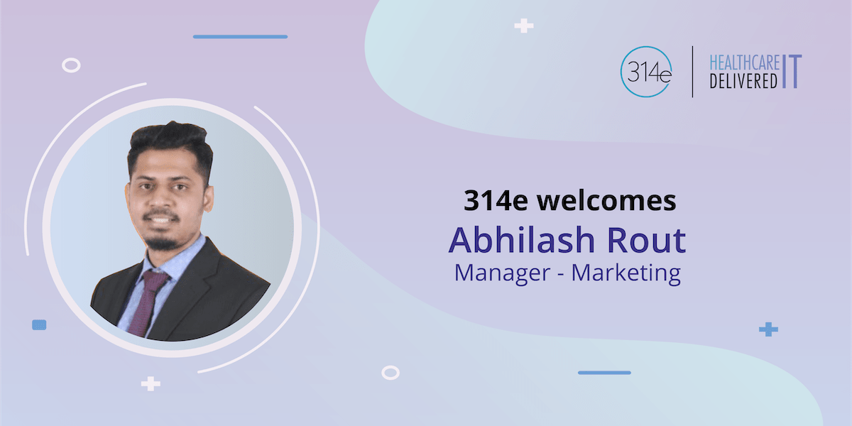 314e's tweet photo. We are pleased to announce that Abhilash Rout has joined us as a Marketing Manager. Welcome to the 314e corporation family! https://t.co/7TfDecofce