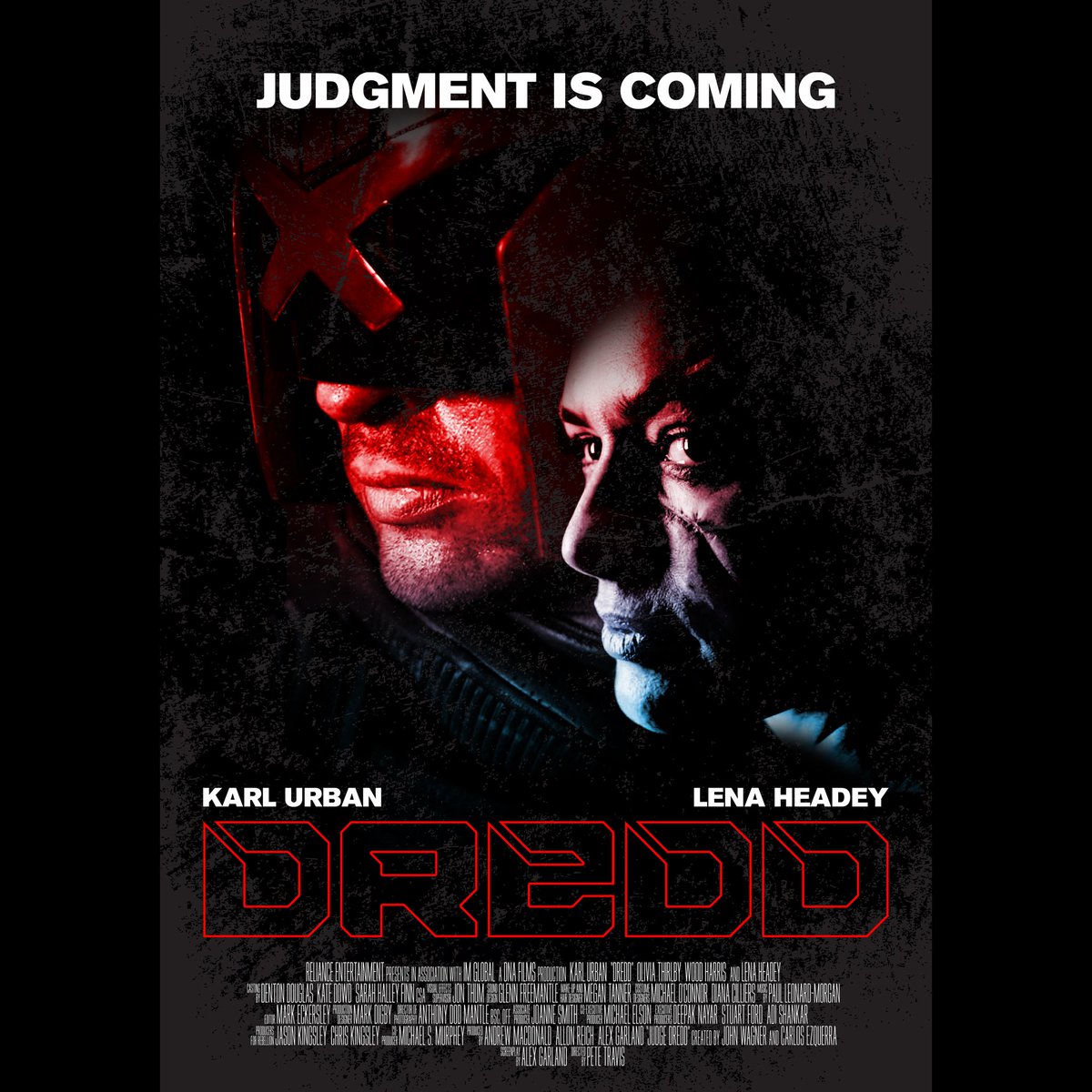 robp_design's tweet photo. #15minutemovieposter challenge

Poster 88: Dredd (2012)

Total time: 15m

#posterart #horrorart #horrormovie #posters #designchallenege #posterdesign #alternativemovieposter
#judgedredd #dredd #karlurban #lenaheadey #2000ad #scifiposters #scifimovie https://t.co/x552rRJqZy