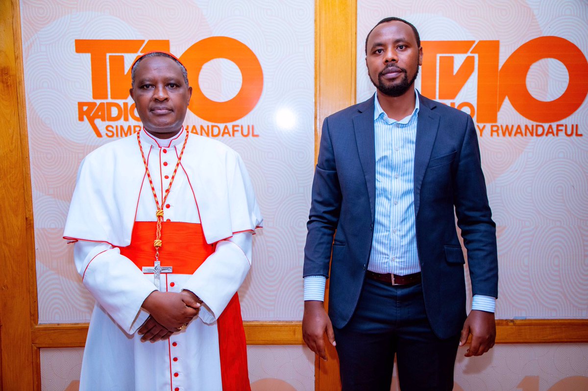 Radiotv10rwanda's tweet photo. Ubuyobozi bwa RadioTV10 burashimira Arikiyepisikopi wa Kigali, Antoine Cardinal Kambanda  ku kiganiro yaduhaye binyuze muri #Zinduka .

📸 @ShemaInnocent12 https://t.co/dYpOzVWOVK
