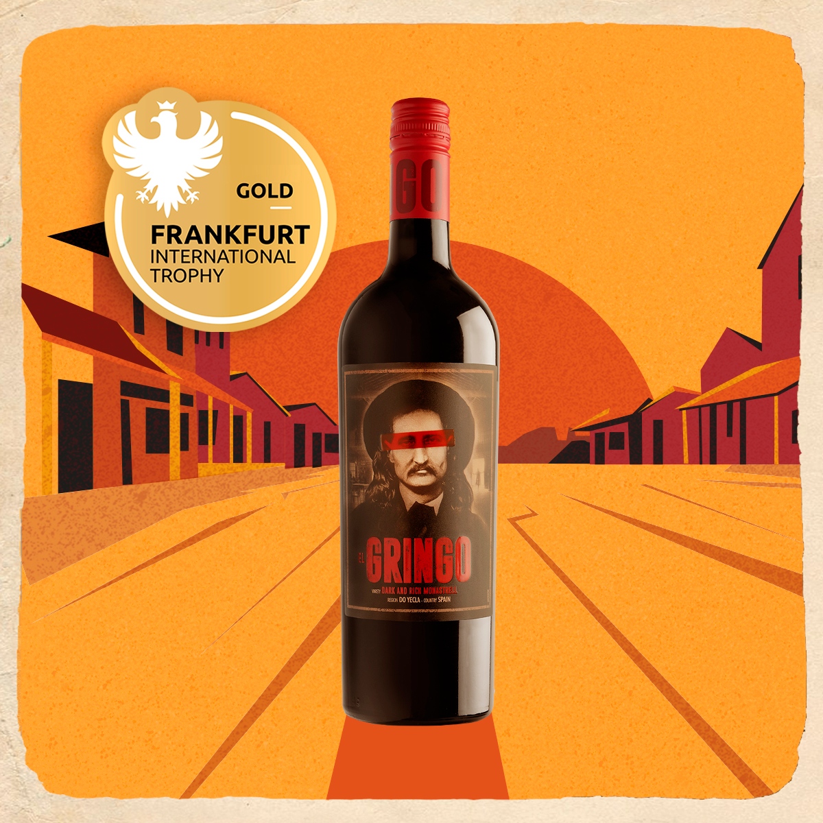 Proud that El Gringo Monastrell has been internationally recognised with a Frankfurt Gold Medal!!!  🎉 🎉 🎉⁠
.⁠
.⁠
.⁠
#frankfurtinternationaltrophy #wineawards#goldmedal #goldmedalwine⁠ #topwine #monastrell #gastronomia #winestyle #redwine #western #farwest #cowboy