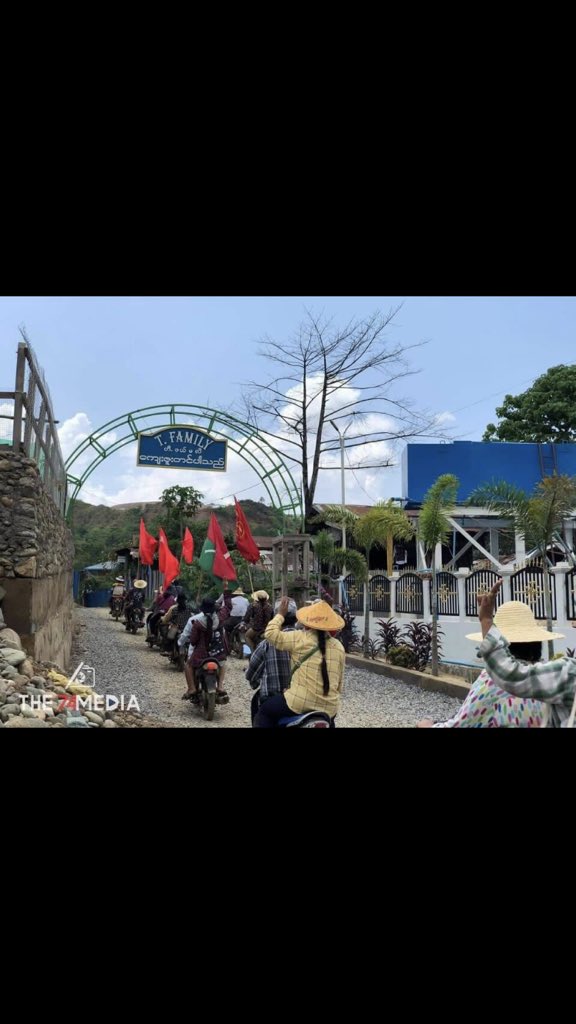 Motorcycle strike of SeikMu (Hsengtaung), Hpakant, Kachin State today !!!
#June2Coup #WhatsHappeningInMyanmar