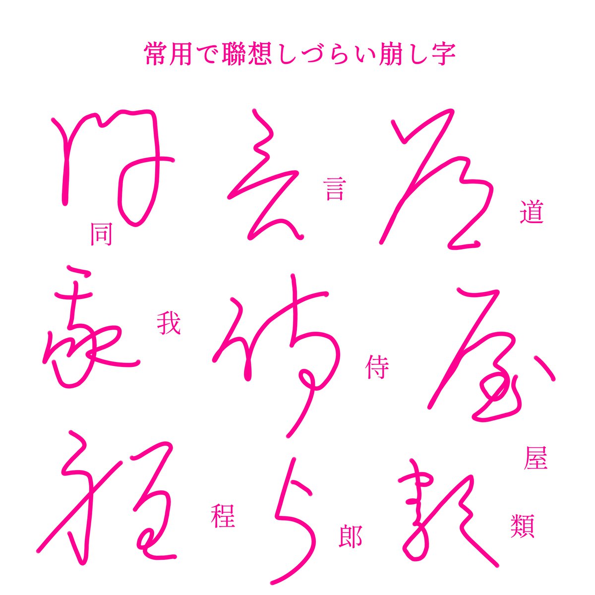 翻刻してみてわかった崩し字のルール Togetter