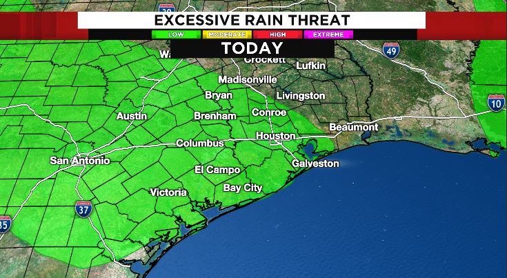 KPRC2WEATHER's tweet photo. Enjoy a quiet morning! Late day storms will produce heavy rain and lightning. Keep eyes to the sky after 1 pm #go2weather https://t.co/zQDcVR9VTn @KPRC2 https://t.co/XDkz4C2bAm
