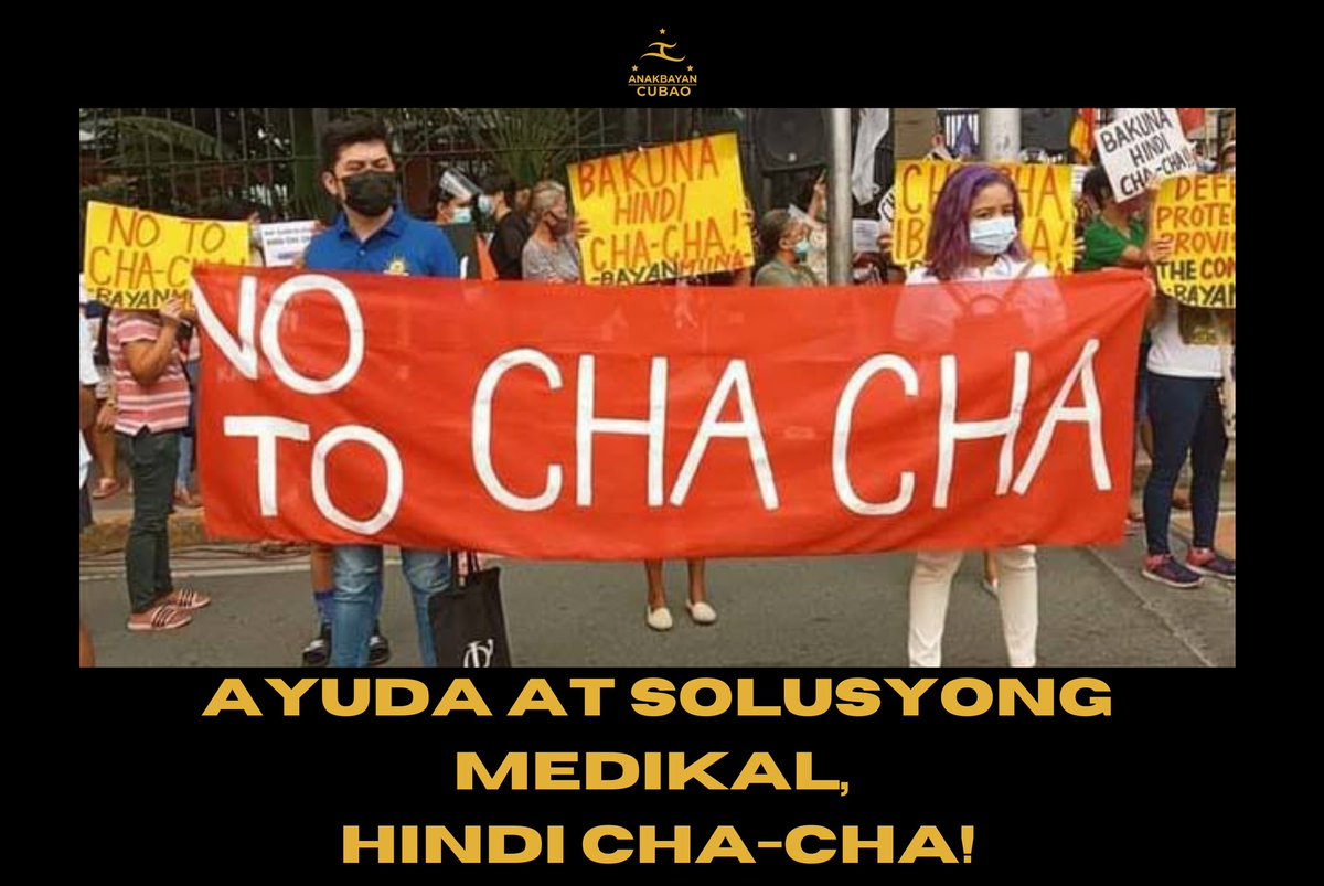 AYUDA AT SOLUSYONG MEDIKAL, HINDI CHACHA!

Basahin: facebook.com/10188877838072…

#AyudaHindiChaCha
#10kAyudaIbigayNa
#10kStudentAidNow
#OustDuterteNOW