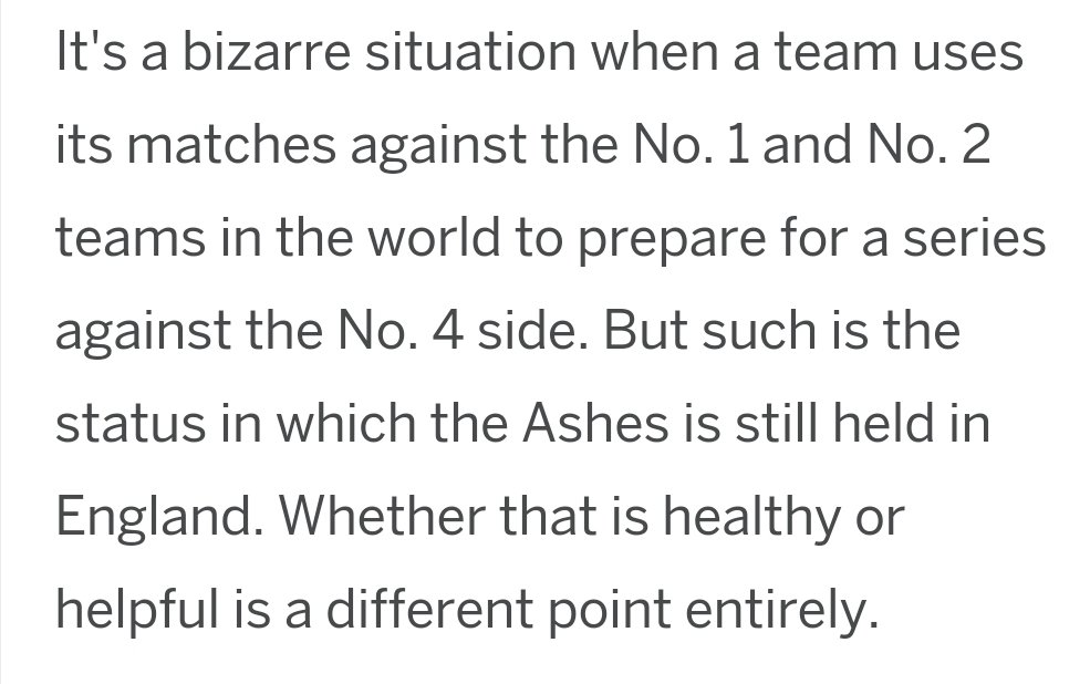 danbrettig's tweet photo. Really is incredible that an Aust team with the bowling attack it has and one of the world's 3-4 greatest ever batters is just a midtable side #ENGvNZ https://t.co/VOcNMi1nTd