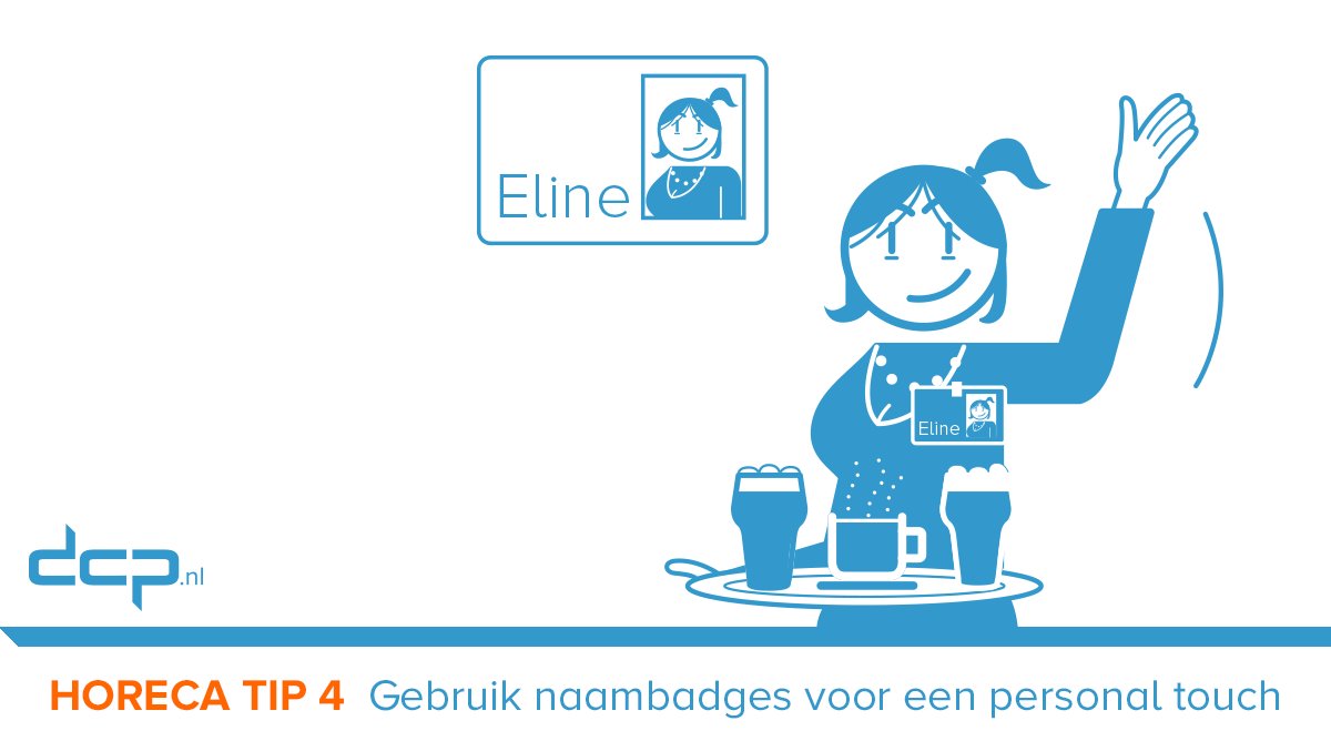 Wij geven je 6 tips om je horecazaak een boost te geven. Vandaag tip 4: gebruik naambadges voor een personal touch. Je maakt ze zelf met een badgeprinter van DCP dcp.nl/plastic-passen…

#horeca #naambadge #passen