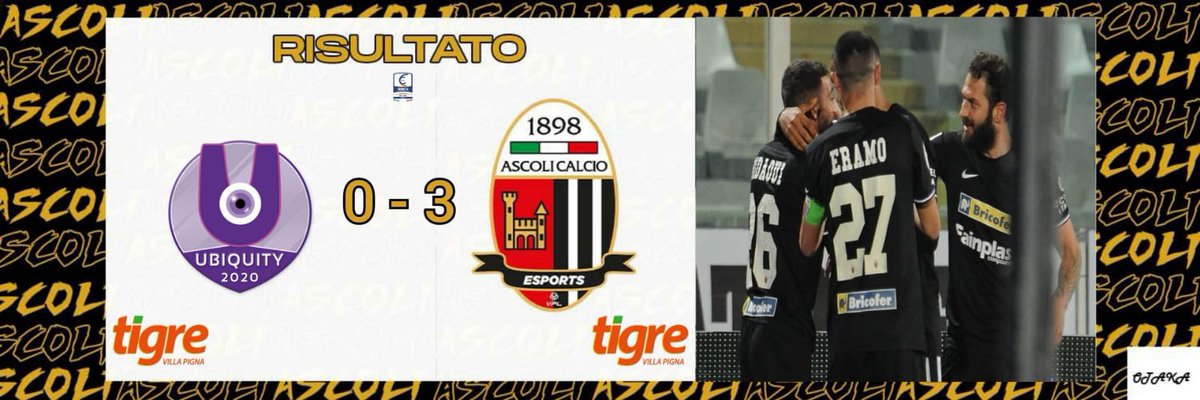 🔥RISULTATI
✅3-0🆚<a href="/UProclub/">Ubiquity Pro Club</a> 
⚽️<a href="/Chrisava02/">SoloSava_</a> 
⚽️<a href="/VsZKaka22/">WeeeKaka</a> 
⚽️autogol
🗝<a href="/Chrisava02/">SoloSava_</a> 
🗝@IlPresidente__ 
🥇<a href="/Chrisava02/">SoloSava_</a> 

#ForzaAscoli🤍🖤