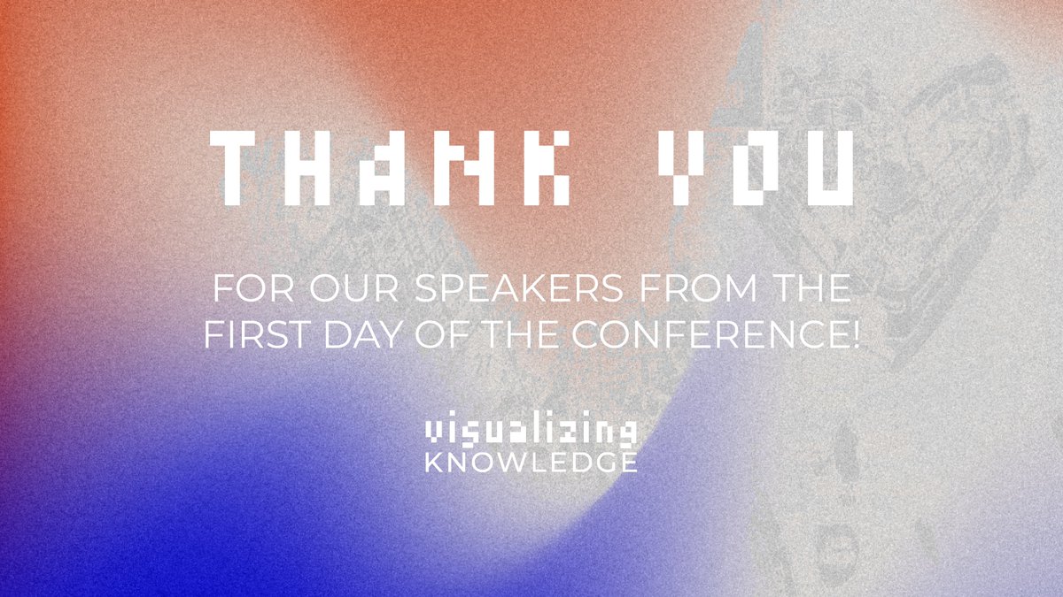 Visualizing Knowledge 2021 is now officially over! We would like to thank our participants and amazing speakers for their presentations and sharing their inspiring thoughts on data visualization in this year's edition focusing on the theme of democracy. See you next year!