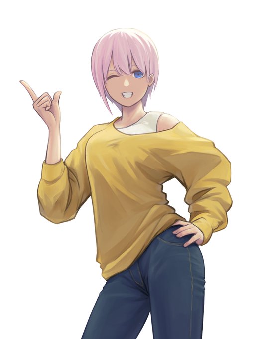 keisanmisu30さんがTwitterに投稿した中野一花(五等分の花嫁)のイラスト。