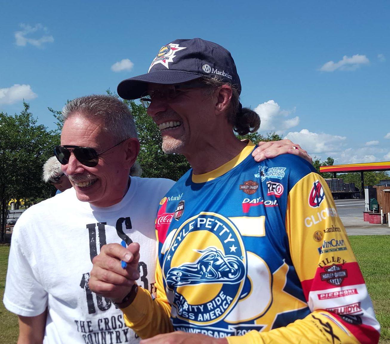 Happy birthday, Kyle Petty!  Got a chance to meet him..super guy! 