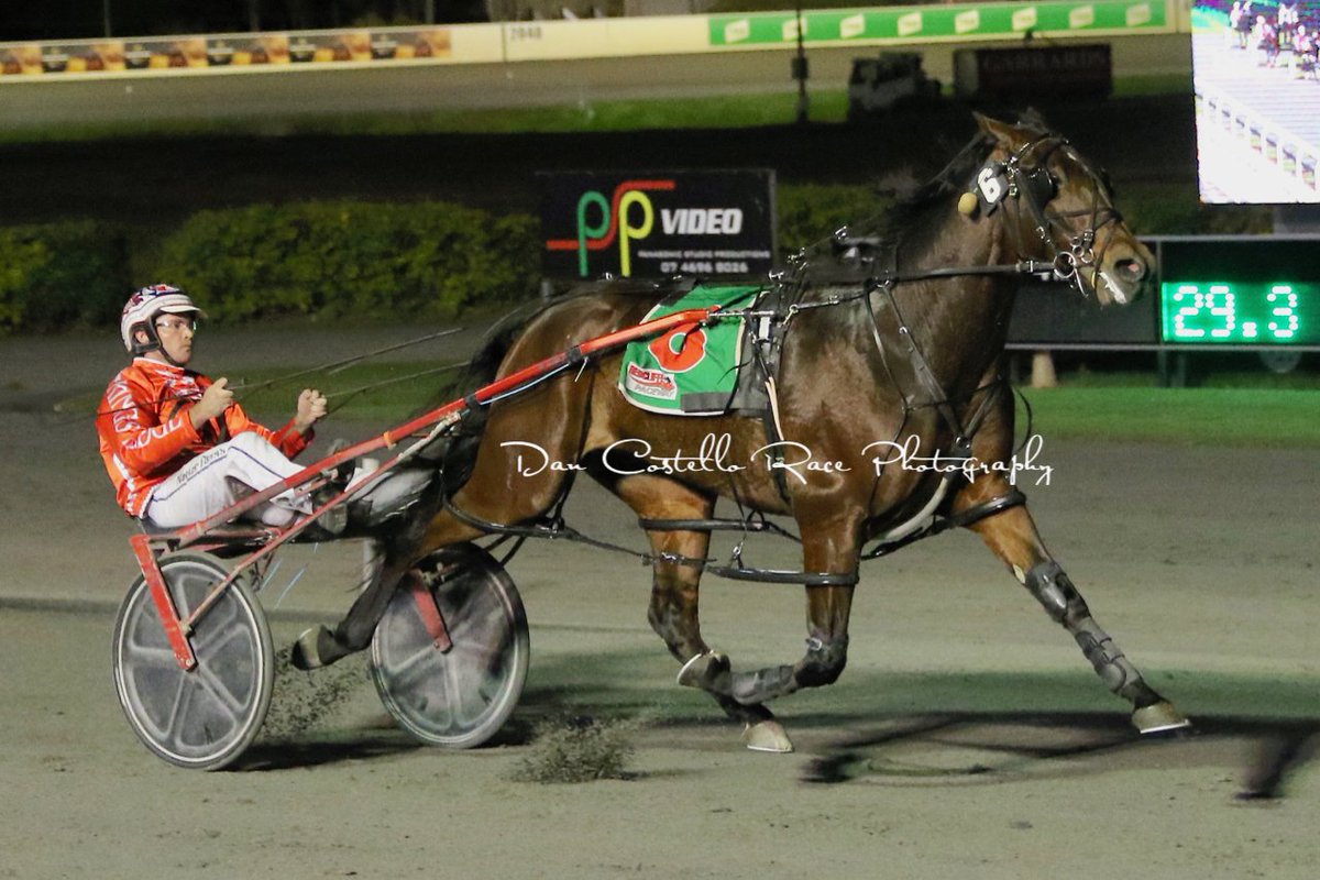 Trainer <a href="/DwyerGraham/">Graham Dwyer</a> has a treble on the board after race 7 with Themidnightrambler winning for Nathan Dawson who made it a double after winning his own race Driver Of The Night Nathan Dawson Pace @RedcliffeHRC
