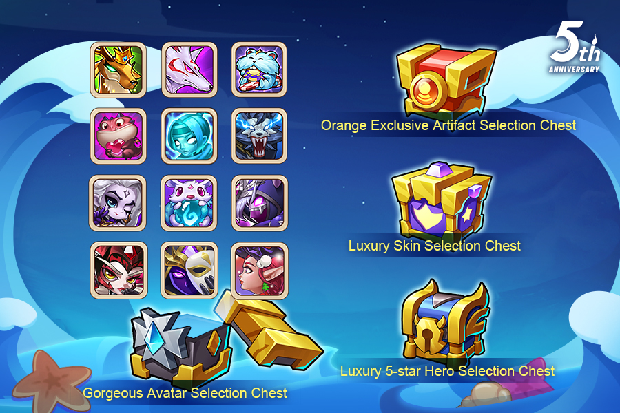 Idle Heroes Idler Carnival Spoilers During 6 4 6 17 There Will Be An Idler Carnival In The Game Don T Miss Your 5th Anniversary Gifts Out The 5th Anniversary Special Event In Game Will