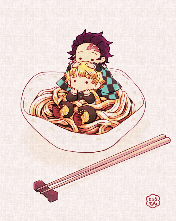 竈門炭治郎 「ところてん炭善です🍵 」|KTYのイラスト
