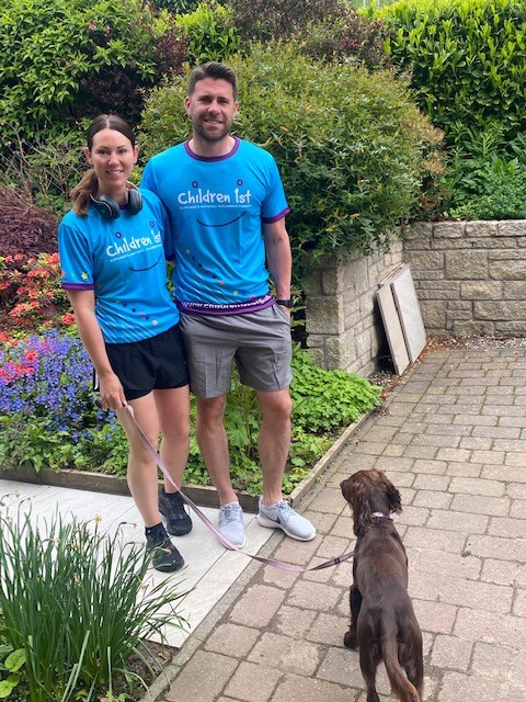 _ChildrenFirst's tweet photo. Huge thanks to the incredible runners that took part in the #virtualEMF over the weekend. Your fantastic fundraising will support so many children across Scotlandπ
This is the Barr family, who alongside their friends have raised over Β£3000 to support children and families! ππ https://t.co/HP6Qojo7sw