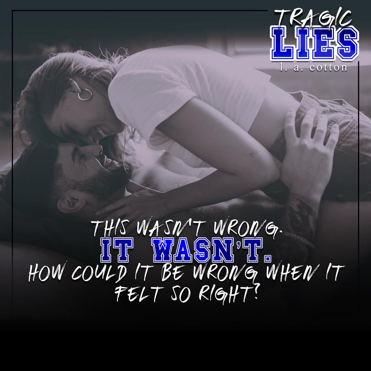 BTKBBookBlog's tweet photo. From bestselling @authorlacotton, comes a forbidden age-gap romance.

Angst...drama...friendship...and football. Will you survive senior year? #candikanepr

Read an excerpt here: https://t.co/5gbbwi8pwG

TRAGIC LIES is coming 6/8!!
 https://t.co/JpJ4dWWYqs https://t.co/U7mmsQJ135