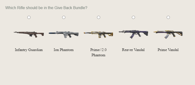 Mike Valorant Leaks Info Give Back Bundle Valorant From June 2nd To June 7th Vote For Skins You Want To See In The Give Back Bundle Mike Valorant Leaks Info Give Back Bundle Valorant From June 2nd To June 7th Vote For Skins You Want To See In The Give Back Bundle