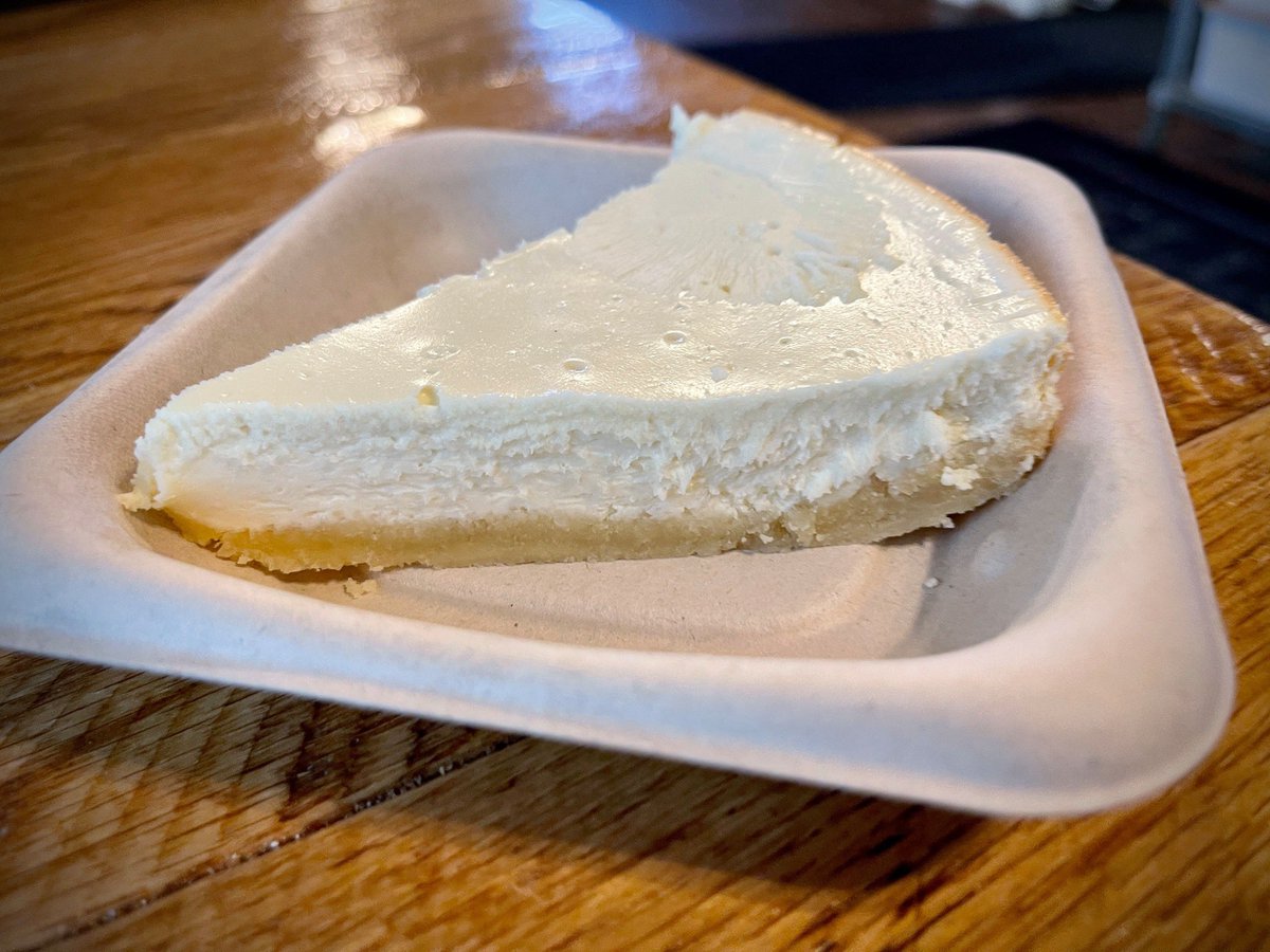 wellscattleco's tweet photo. A slice of cheesecake to get you through the mid-week slump! #wellscattleco #cheesecake #dessert #scratchmade https://t.co/y90Xq7l6cf