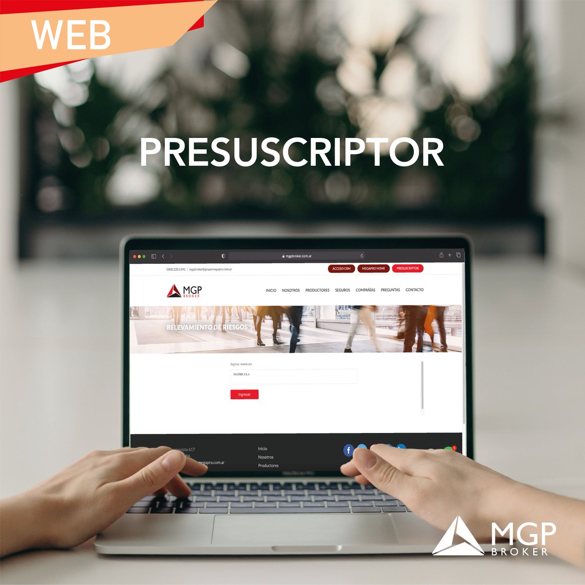 mgpbroker's tweet photo. La importancia de las herramientas digitales que agilizan el trabajo del productor y sistematizan la información.
Nuestra gama de plataformas estrena un presuscriptor para cotizaciones a medida.
#herramientasdigitales #seguros #broker #productoresdeseguros https://t.co/kiEdWufO1T