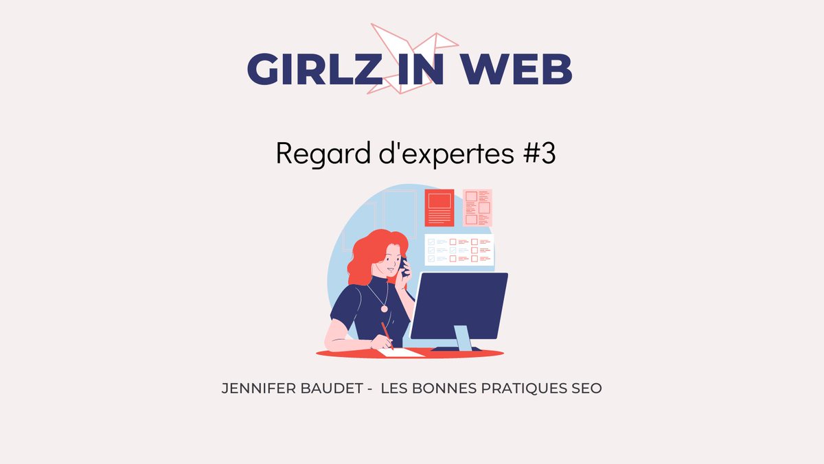 Un nouveau Regard d'expertes aura lieu la semaine prochaine sur le thème du SEO. 🤩
On se donne rendez-vous en ligne le mardi 8 juin à 18h30 pour écouter attentivement Jennifer Baudet ! 🔥

👉 linkedin.com/events/regardd…