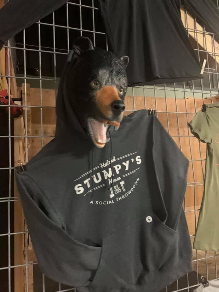 stumpyserie's tweet photo. Are you “Barely” making it through the week? 🐻.... get your hatchet therapy on! 🪓🪓🪓🪓
Open 5-10pm tonight
#wednesdayvibes #humpdaywednesday #hatchettherapy #axethrowing #eriepa #socialthrowdown https://t.co/Rai9dc6SSl